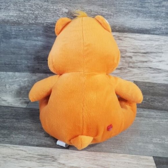 Care Bears Laugh A Lot Orange Plush Bear Smiling Star 2006 Stuffed Animal - Picture 2 of 6